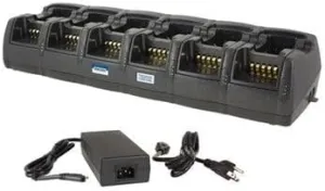 Twelve Bay Rapid Vehicle Charger for Kenwood TK-5210G Rechargeable Two Way Radio - Dual Pod Design