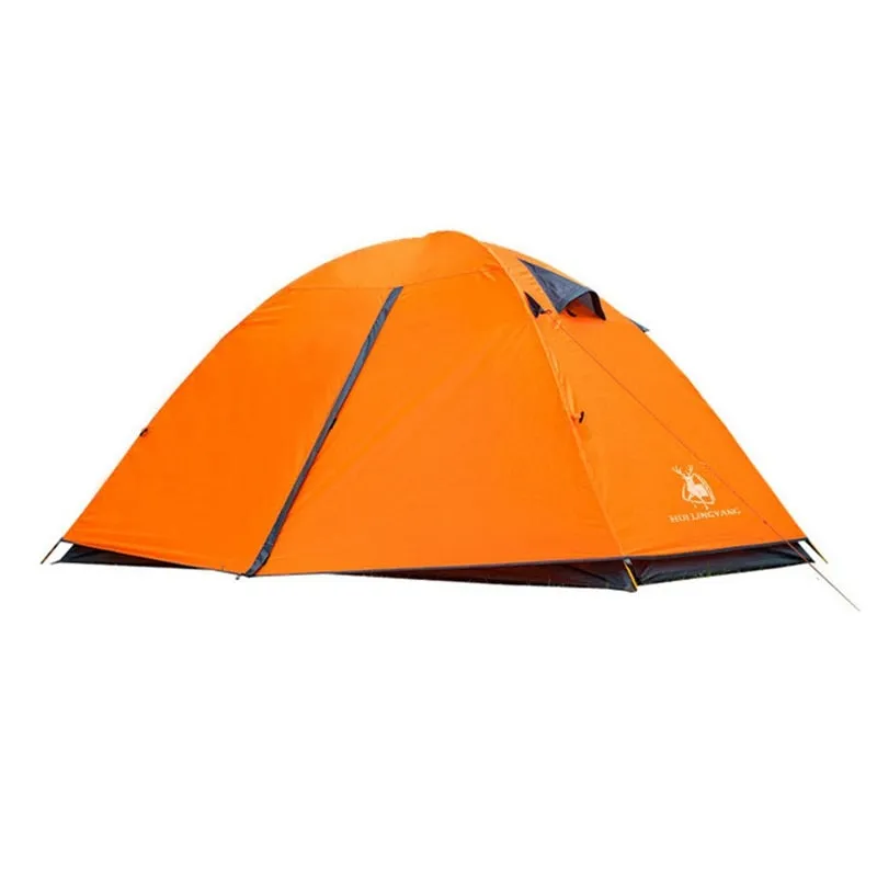 Ultralight Highly-rated 2 Hiking Colors Waterproof Portable Tent Double Outdoor Layer Alloy Discount coupons Person Aluminum 3 Tent Camping