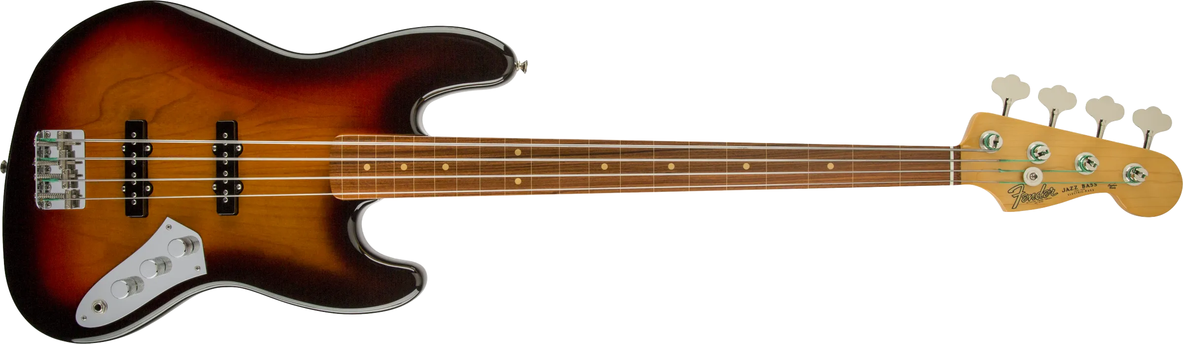 Unavailable - Fender Jaco Pastorius Jazz Bass, Fretless, Pau Ferro Fretboard, 3-Color Sunburst