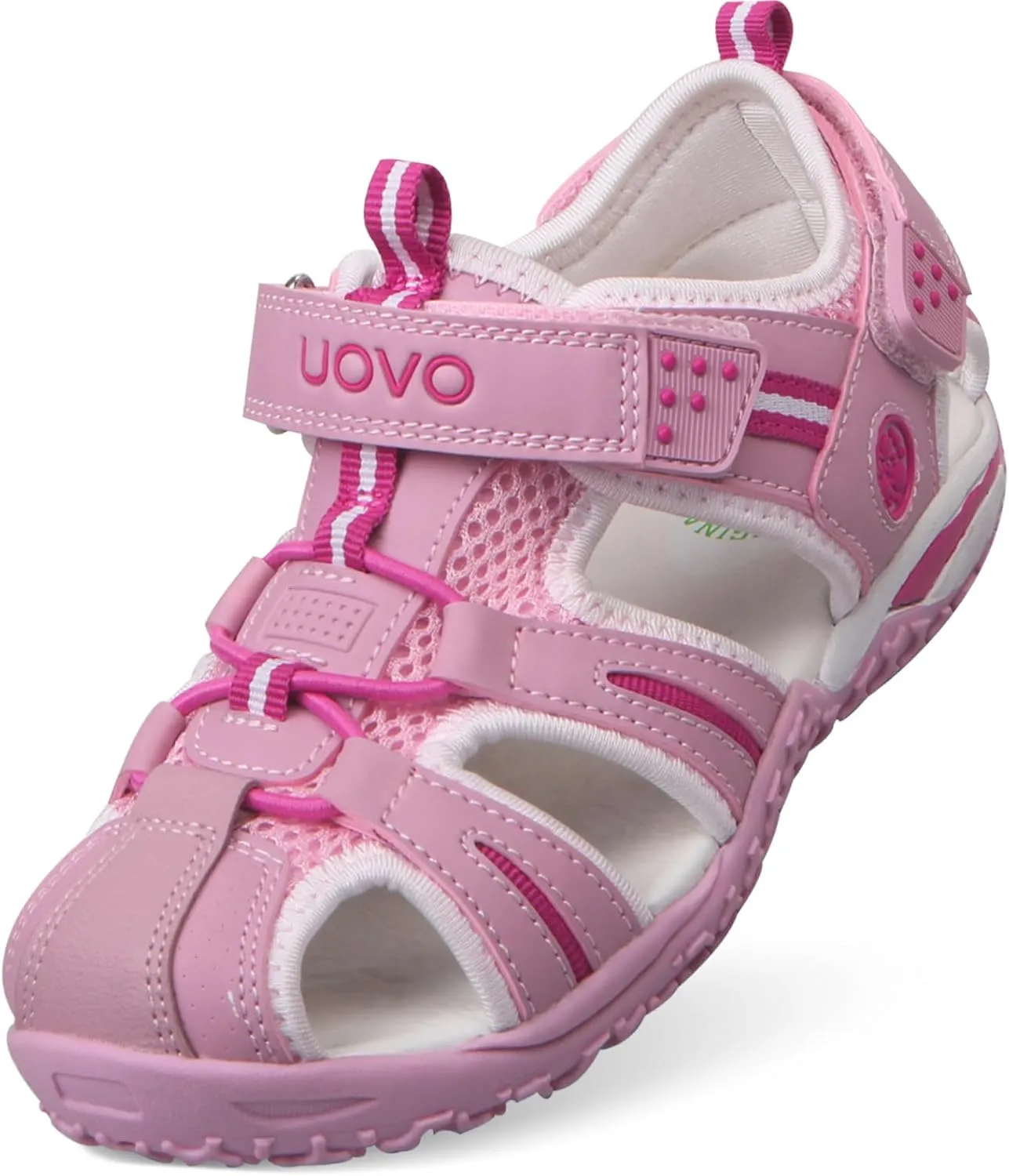 UOVO Boys Girls Sandals Summer Shoes Closed Toe Lightweight Outdoor Athletic Sports (Toddler/Little Kid/Big Kid)