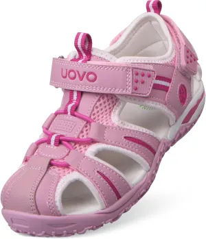 UOVO Boys Girls Sandals Summer Shoes Closed Toe Lightweight Outdoor Athletic Sports (Toddler/Little Kid/Big Kid)