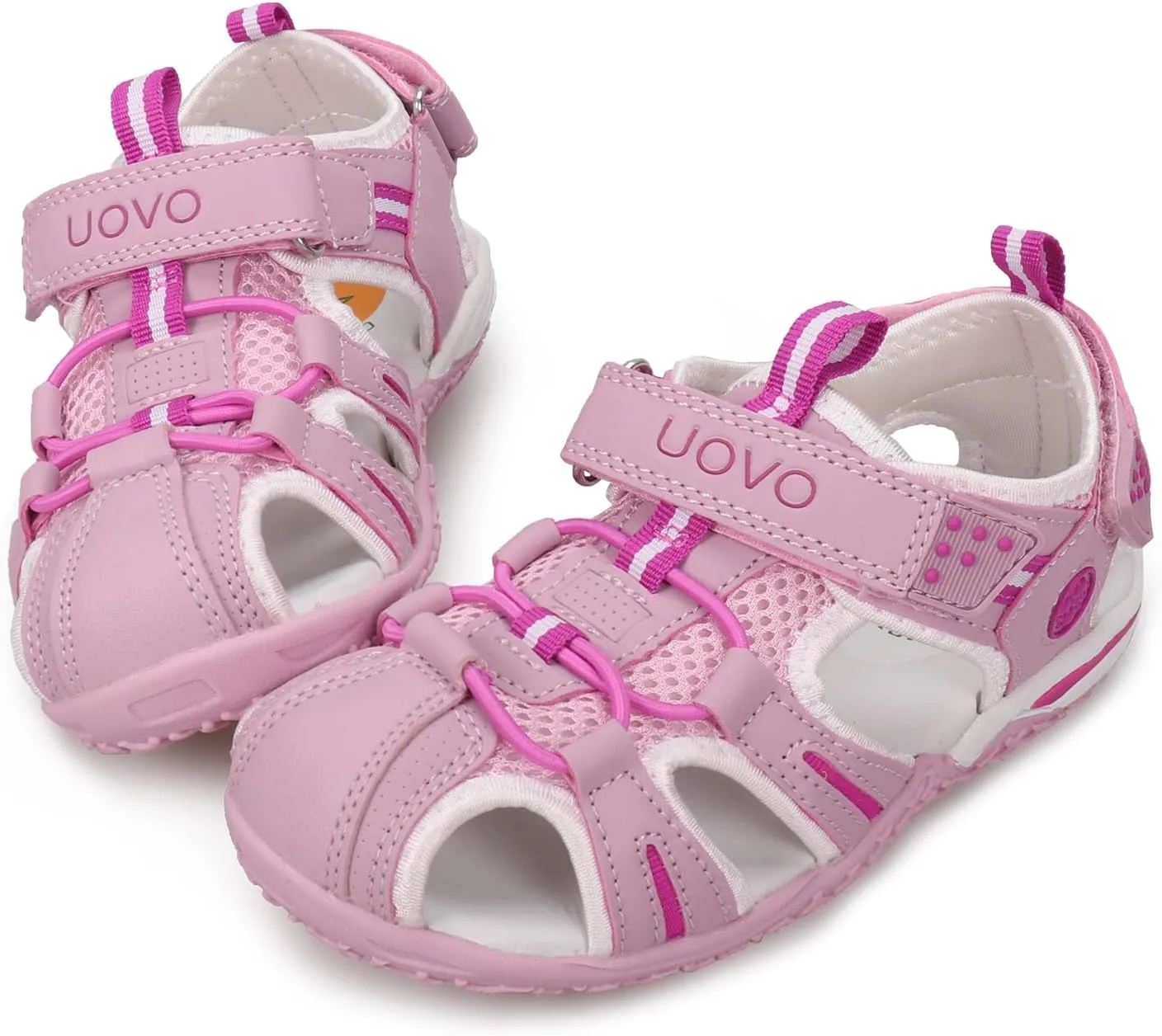 UOVO Boys Girls Sandals Summer Shoes Closed Toe Lightweight Outdoor Athletic Sports (Toddler/Little Kid/Big Kid)