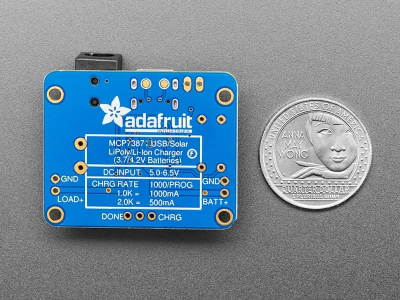 USB / DC / Solar Lithium Ion/Polymer charger - Rev C