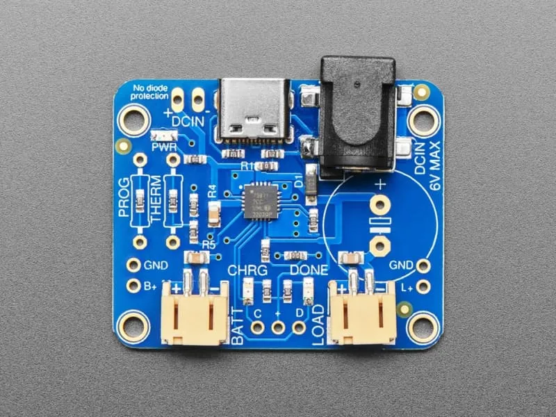 USB / DC / Solar Lithium Ion/Polymer charger - Rev C