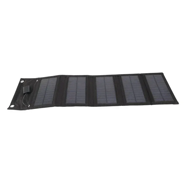 USB solar panel charger 12W Foldable – Waterproof Outdoor Power Bank