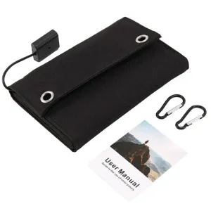 USB solar panel charger 12W Foldable – Waterproof Outdoor Power Bank