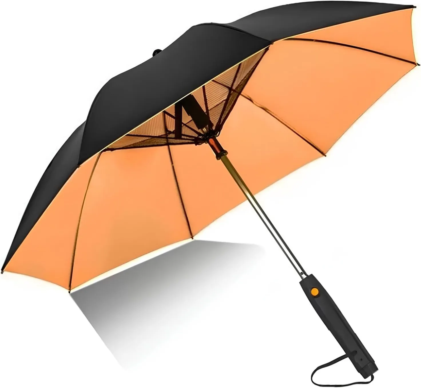 Uv Umbrella with Fan and Mister Spray, New 3 in 1 Sports Umbrella For Sun, USB Rechargeable Shade Umbrella for Golfing Patio Umbrellas Clearance, Beach Trip Essentials