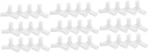 VANZACK Tent Joint Heavy Duty Tent Pegs Tent Pegs Heavy Duty Three-Way Connector Tent Pole Fitting Flip Wire