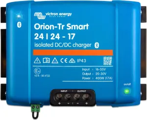 Victron Energy Orion-Tr Smart DC to DC Charger (Bluetooth) - 24/24-Volt 17 amp 400-Watt - Battery Charger for Dual Battery Systems - Isolated