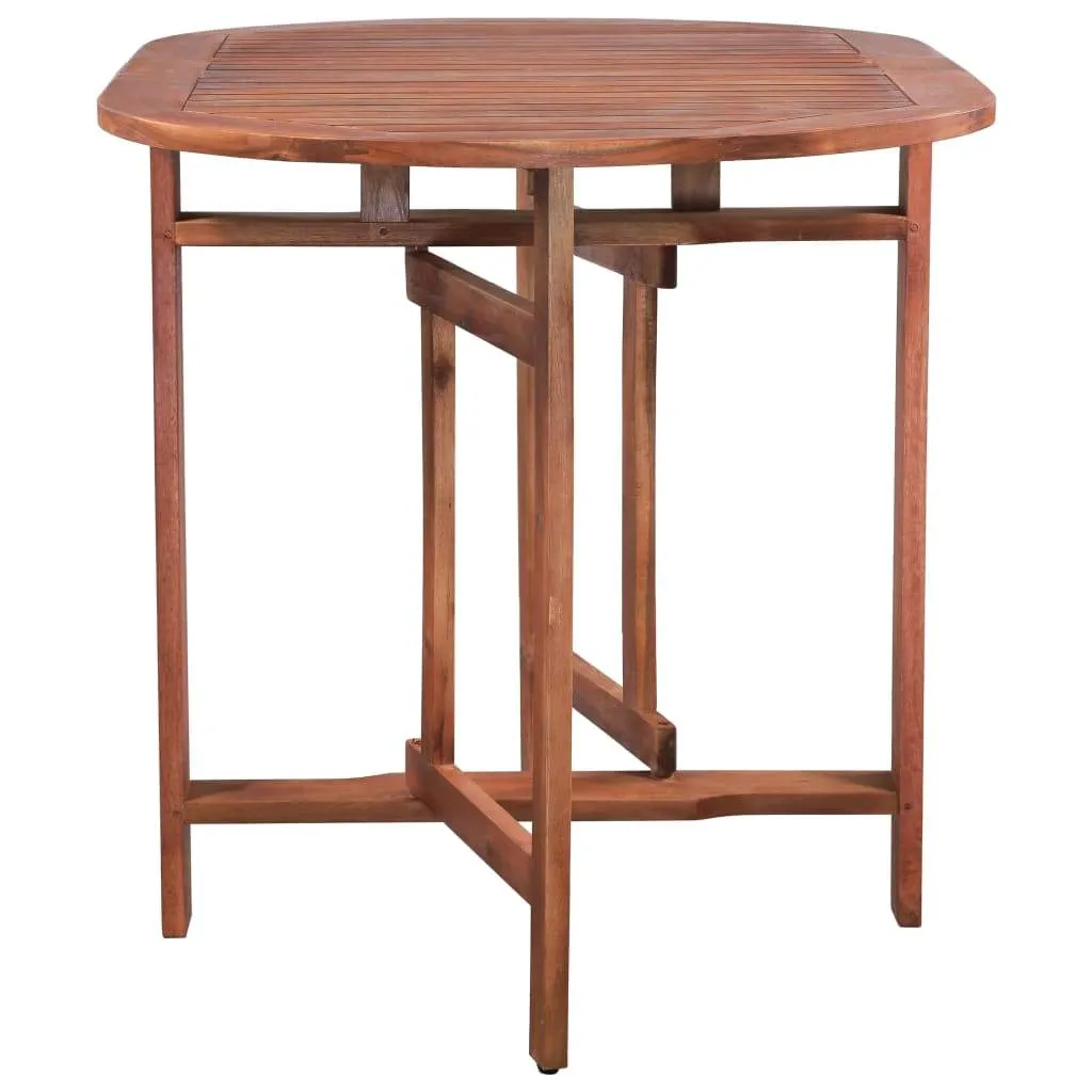 vidaXL Patio Table 47.2"x27.6"x29.1" Solid Acacia Wood