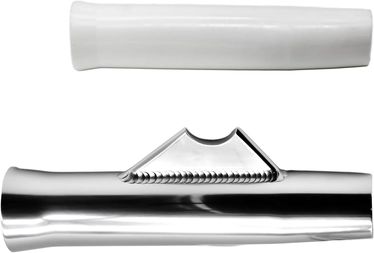 Vinland Marine Weld-on Aluminum Rod Holder w/PVC Liner, for Fishing T-Top, Aluminum Boat, Tig Weld Rod Holder