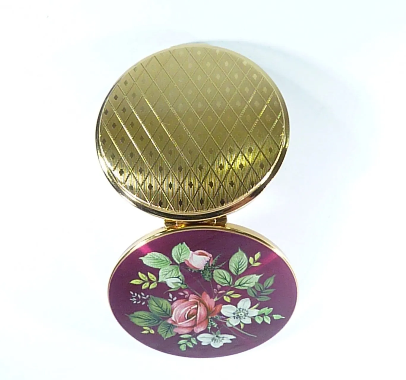 Vintage Compact And Lipstick Case Unused Regent Of London Set 1950s