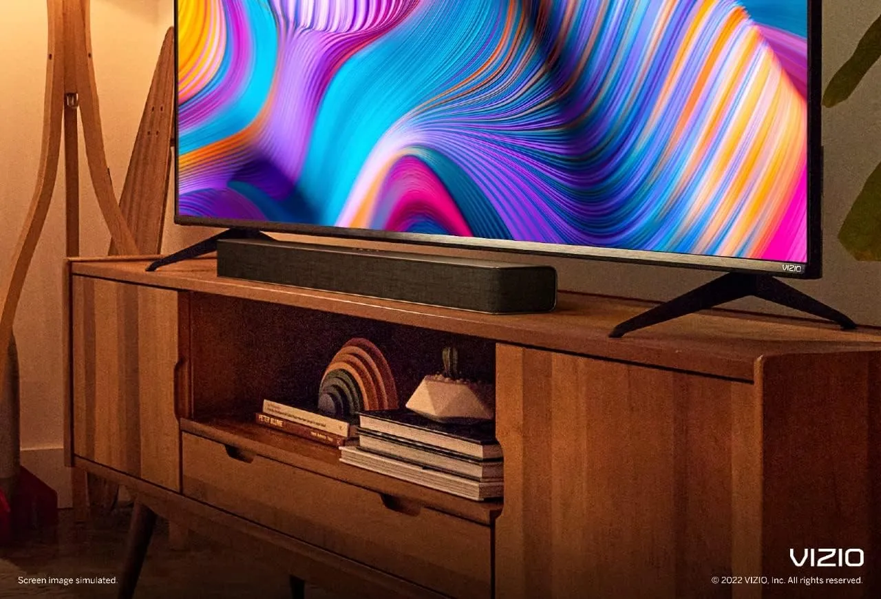 VIZIO V-Series 2.1 Home Theater Sound Bar with DTS Virtual:X, Wireless Subwoofer and Alexa Compatibility, V214x-K6, 2023 Model