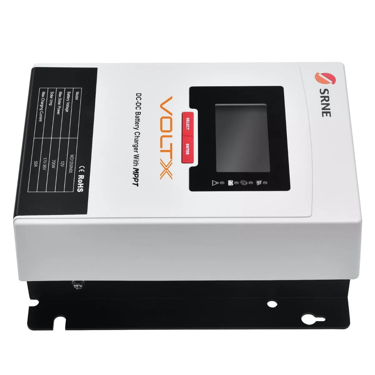VoltX SRNE 12V 50A DC-DC MPPT LiFePO4 Battery Charger