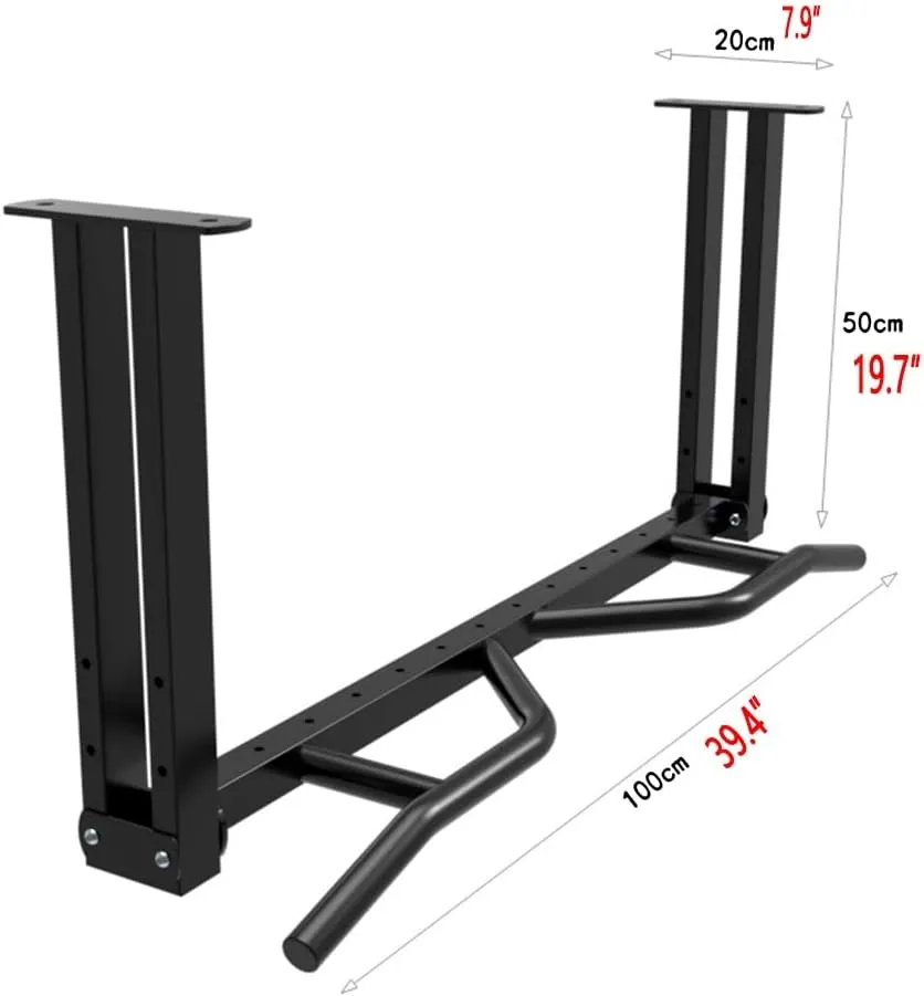 Wall Mounted Pull Up Bar,Ceiling Beam Mounted Heavy Duty Gym Horizontal Bar,Height Adjustable,Maximum Load 300kg (Color: Style 3)