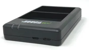 Wasabi Power Dual USB Battery Charger for Olympus BLX-1 and Olympus OM System OM-1