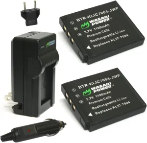 Wasabi Power LB-50 Battery (2-Pack) and Charger for Lectrosonics SSM Transmitter, IFBR1B Receiver, Lectrosonics 40117, Lectrosonics 40106