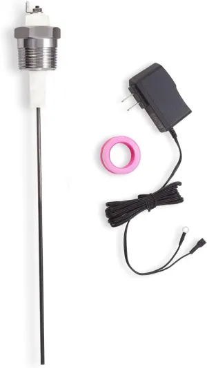 Water Heater Anode Rod Made of Titanium, Powered Anode Rod, Eliminates Rotten Egg Smell,Anti-Rust and Corrosion, Reduce Limescale (Model S)