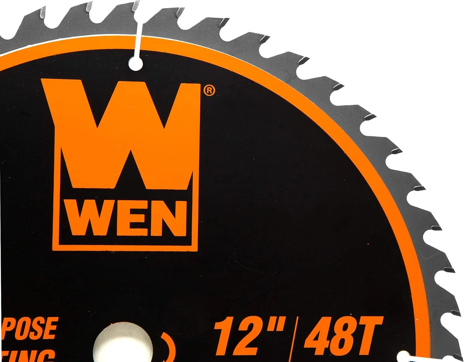 WEN BL1248 12-Inch 48-Tooth Carbide-Tipped Professional Woodworking Saw Blade for Miter Saws and Table Saws,Silver