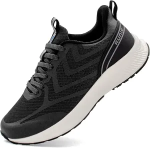 Wide Toe Box Sneakers for Women - Extra Wide Width Lightweight Running Shoes, Breathable Walking Tennis Shoes with Arch Support and Non-Slip Rubber Outsole