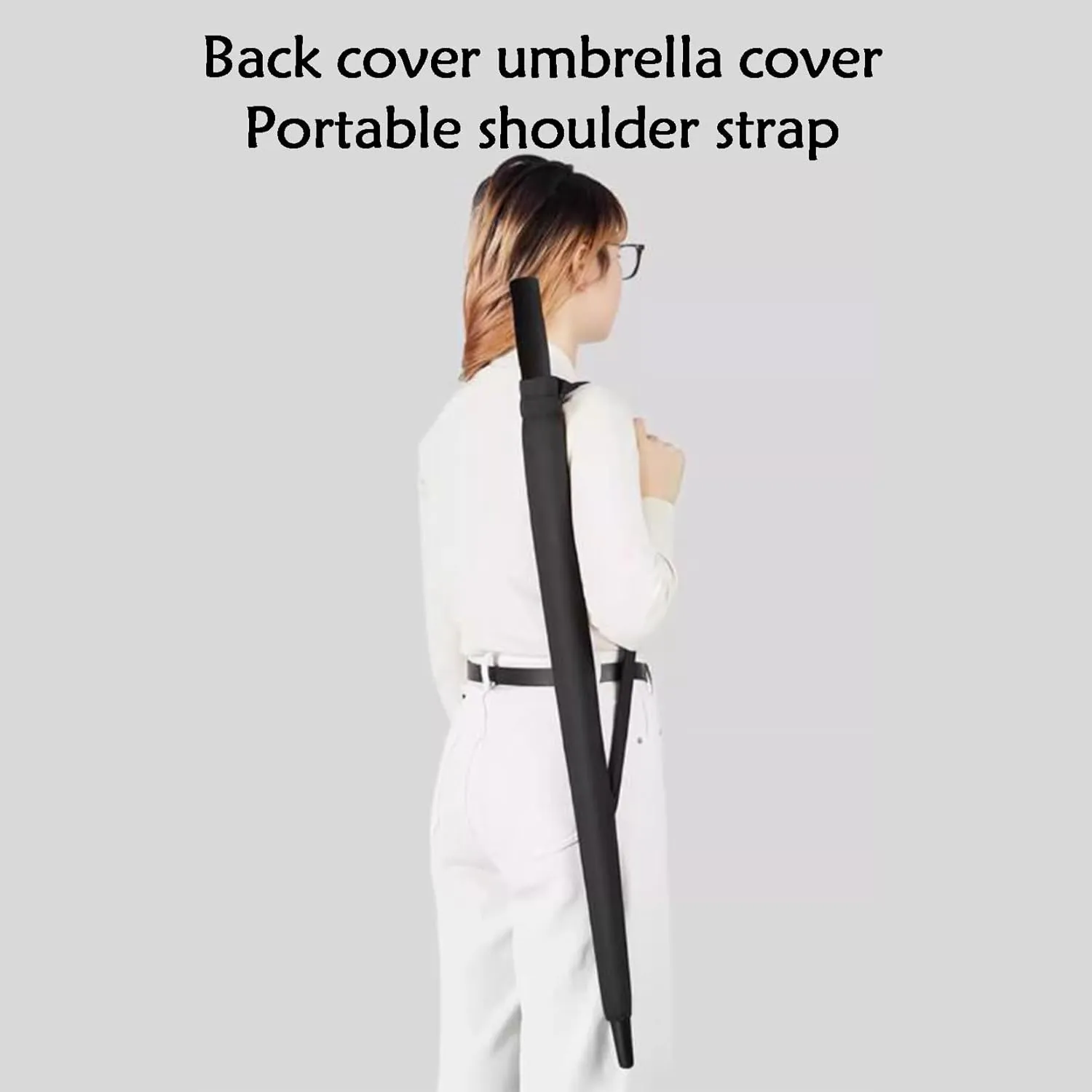 Windproof Umbrella Large Golf Umbrellas for Rain 49/53/59 Inch 8 Ribs,One-Click Automatic Open and Close,Double Canopy Oversized Vented Stick Umbrellas for Men and W black-125cm