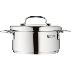 Wmf Low Stainless Steel Casserole With Lid - 14cm/0.9L