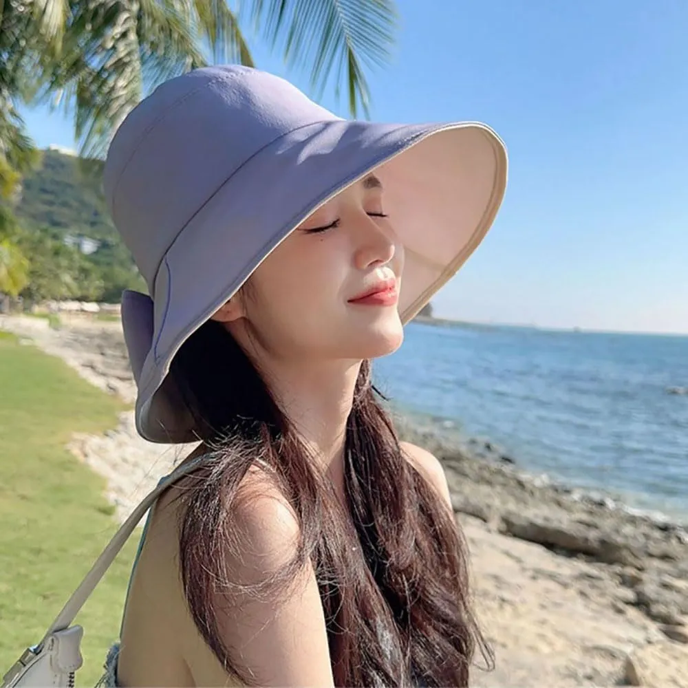 Womens Sun Hats Summer UPF 50  Large Brim Foldable Beach Sun Hat