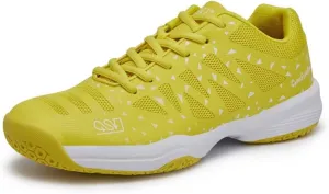Women's Tennis Shoes Mens Volleyball Shoes Lightweight Pickleball Shoes Non-Slip Breathable Court Shoes for Badminton