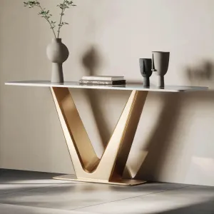 Wooden Console Table - Modern Entryway Furniture by Elisa