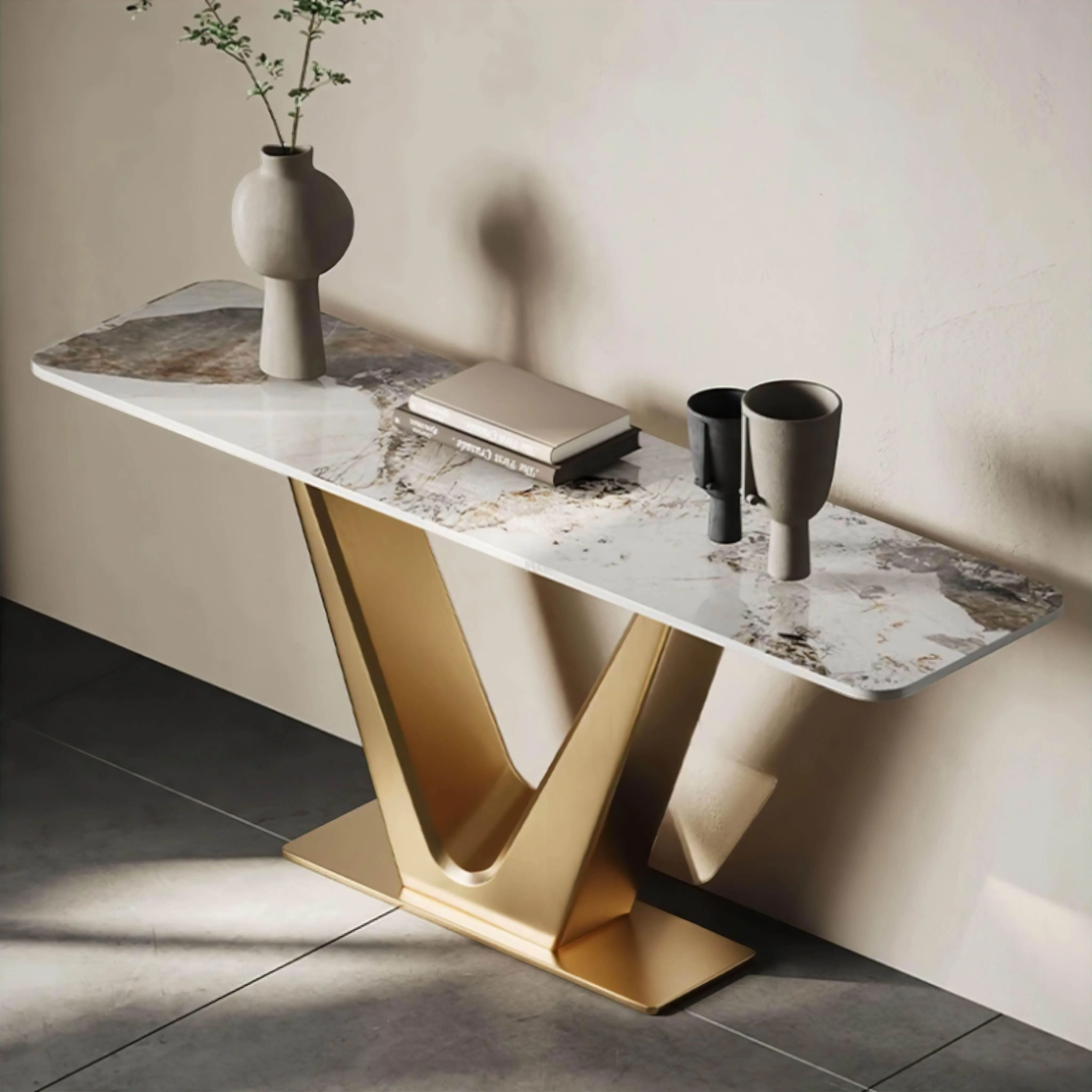 Wooden Console Table - Modern Entryway Furniture by Elisa