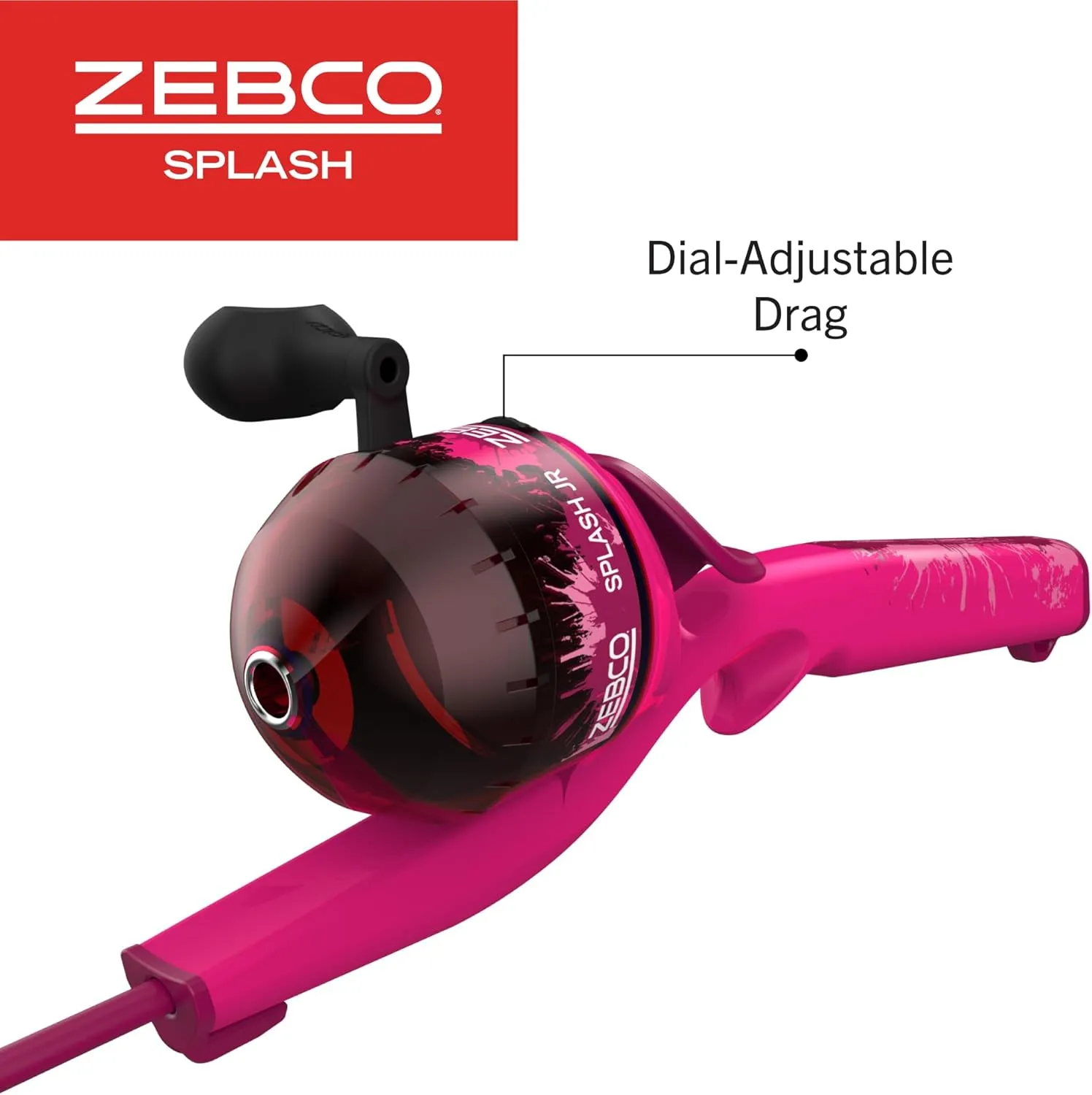 Zebco Youth 29-Inch Floating Spincast Reel and Fishing Rod Combo, Size 20 Reel, Pre-Spooled with 6-Pound Cajun Line