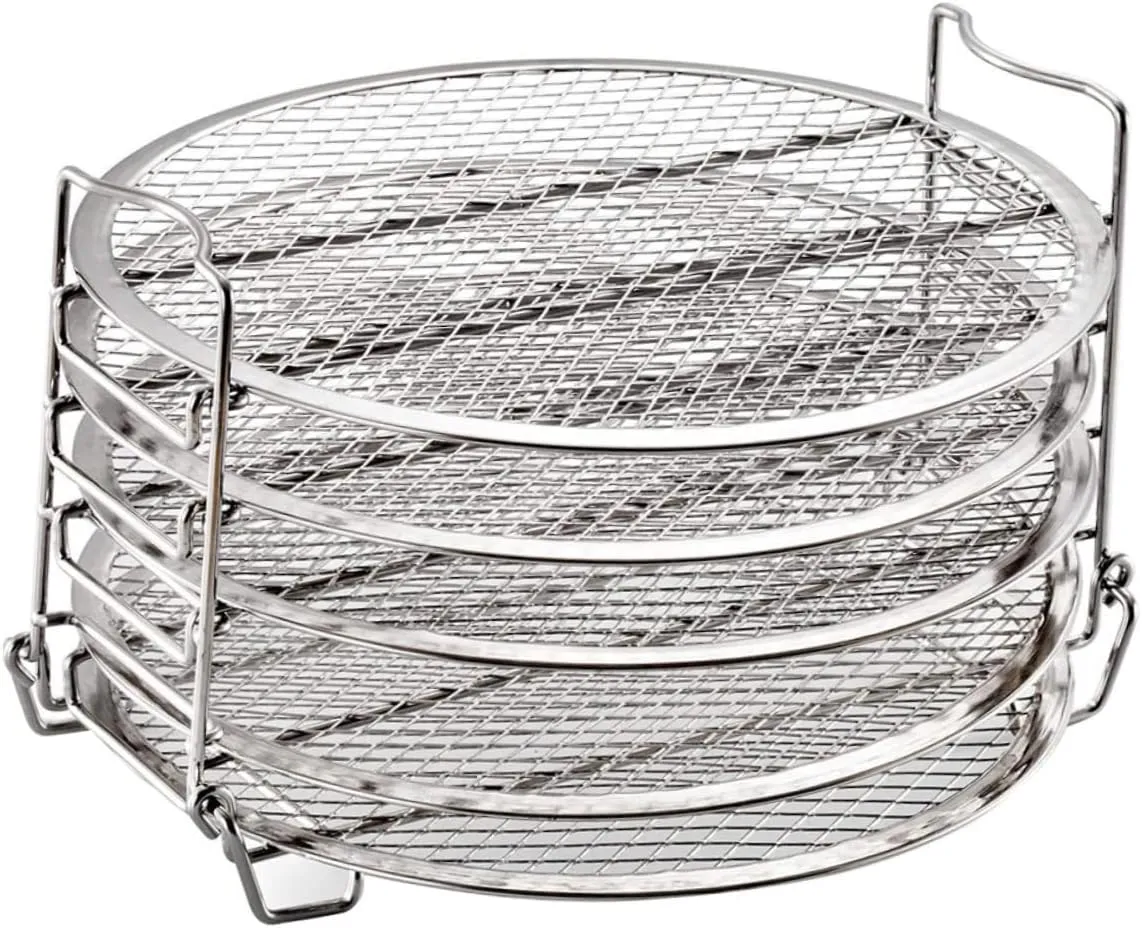 Zerodeko Air Fryer Accessories 1 Set 5 Layers Dehydrator Rack Stand for 6.5/8qt Grills