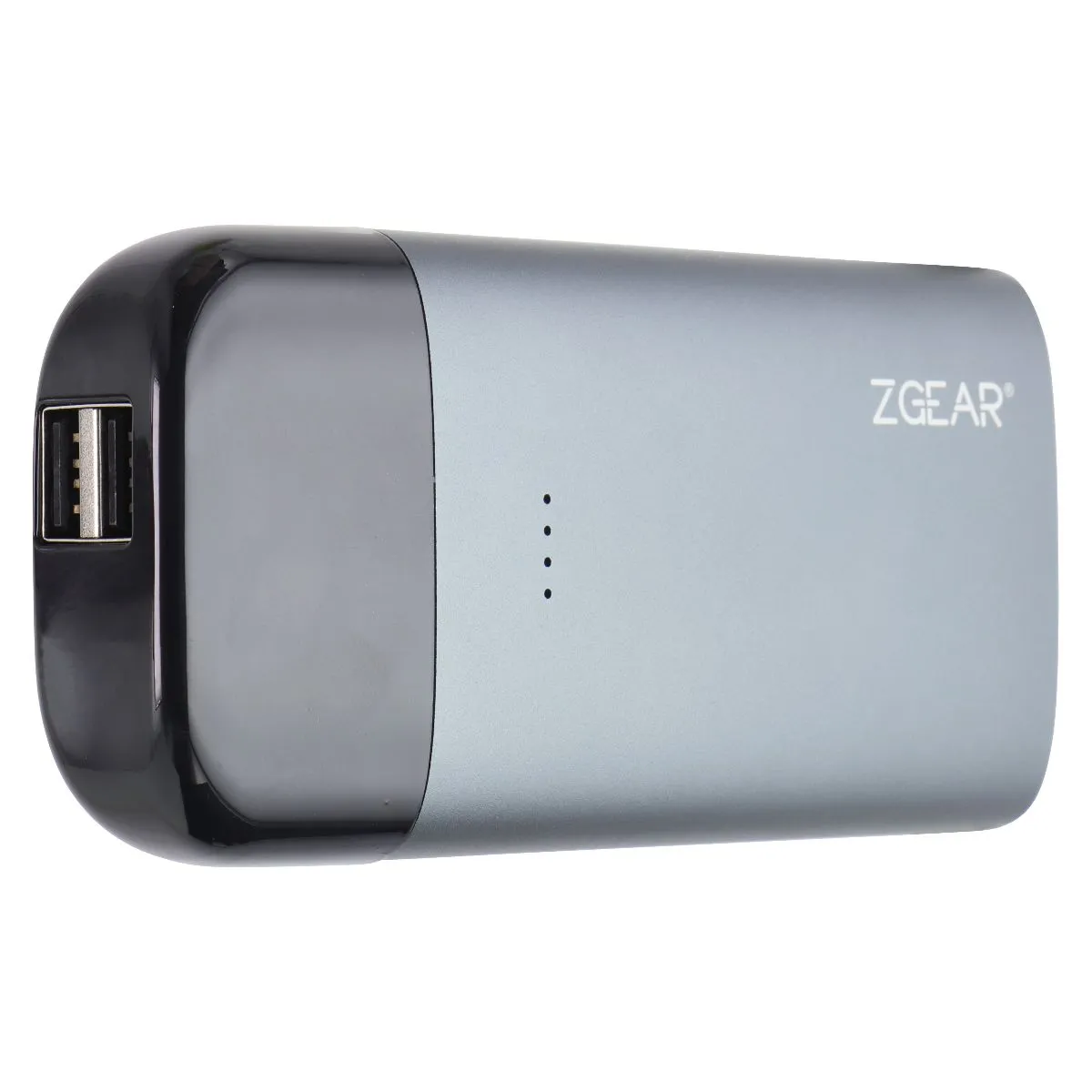 ZGear (10,000mAh) 2-in-1 Power Bank and Detachable Wall Charger - Black/Gray