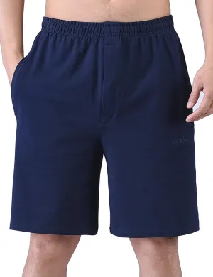 Zoulee Men's 9" Lightweight Jersey Shorts Front Zipper