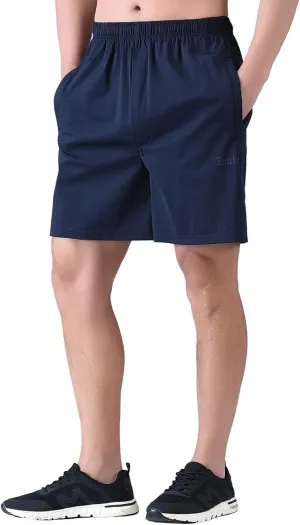 Zoulee Men's Lightweight Athletic Shorts Quick Dry Workout Sports Shorts 7"/ 5"/ 9" with Front Fly